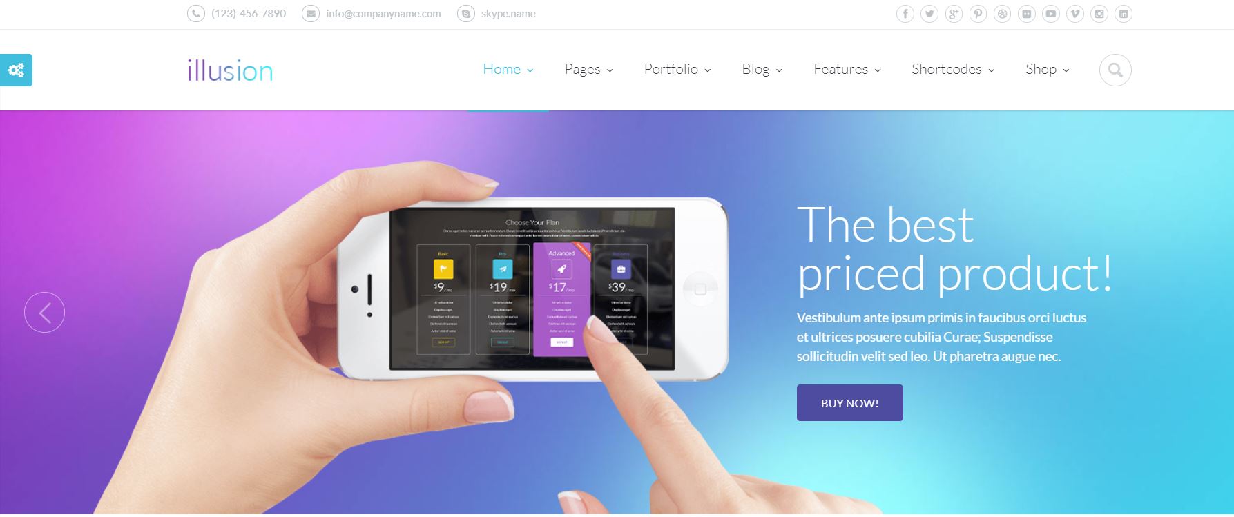 illusion - Premium Multipurpose HTML Template