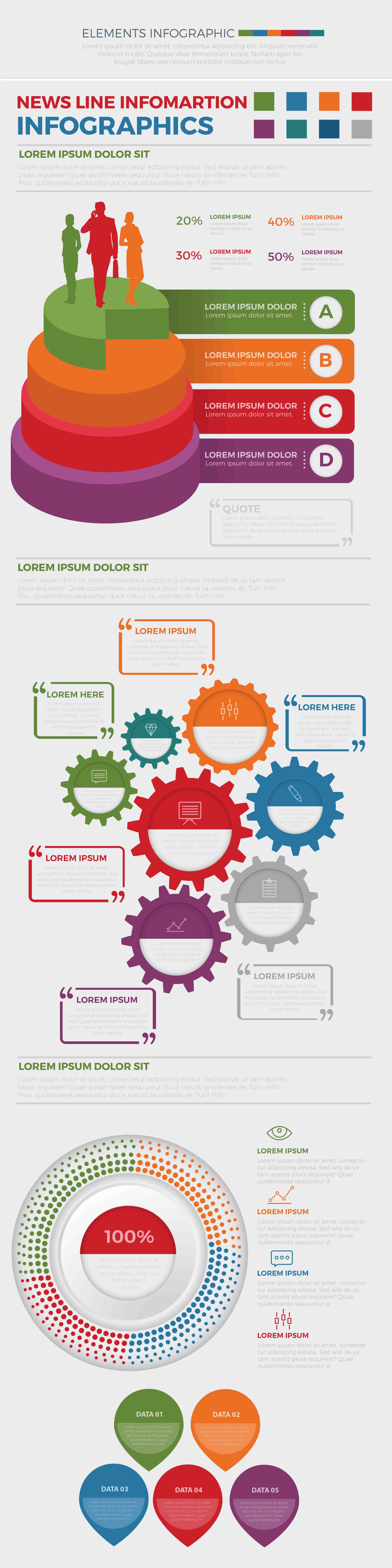 Infographic Set illustrator cs5