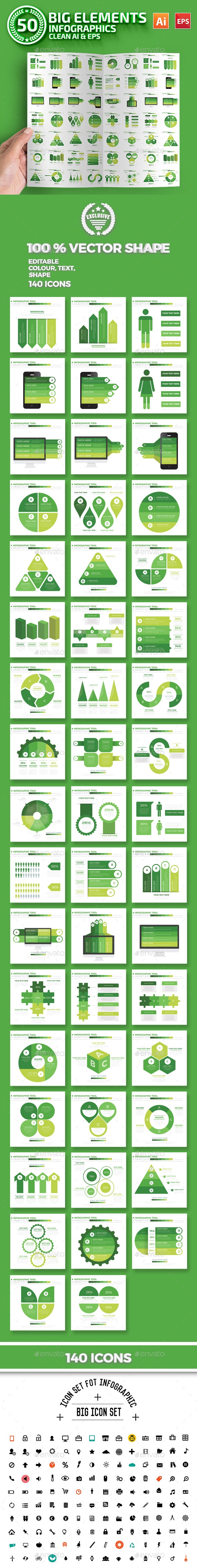 Preview Infographic Elements Design Scheme 04