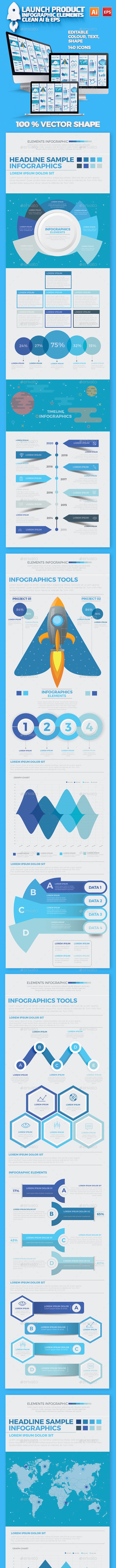 Preview Infographic Elements Design Scheme 04