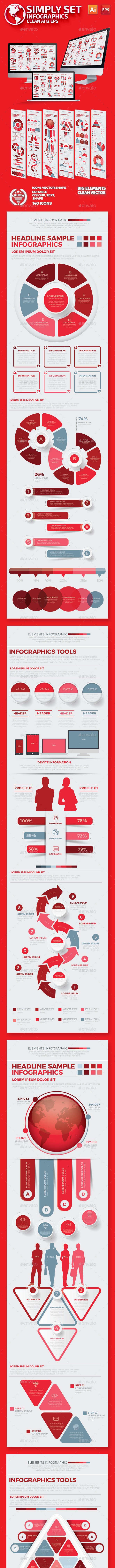 Preview Infographic Elements Design Scheme 05
