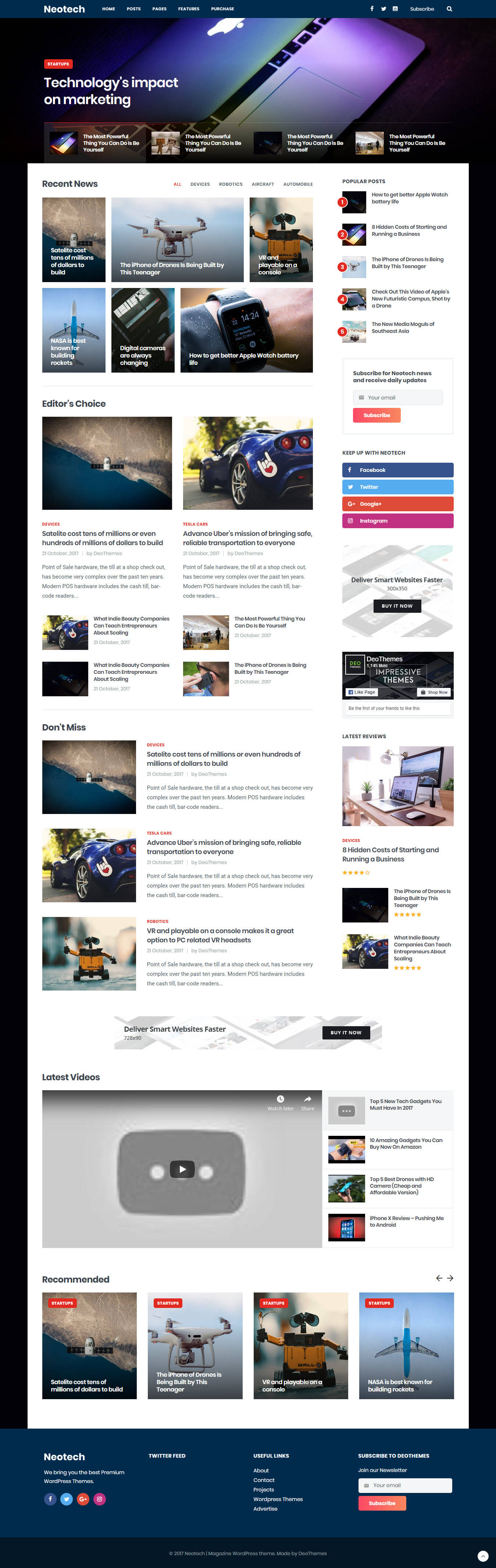 Neotech | Tech Magazine HTML Template