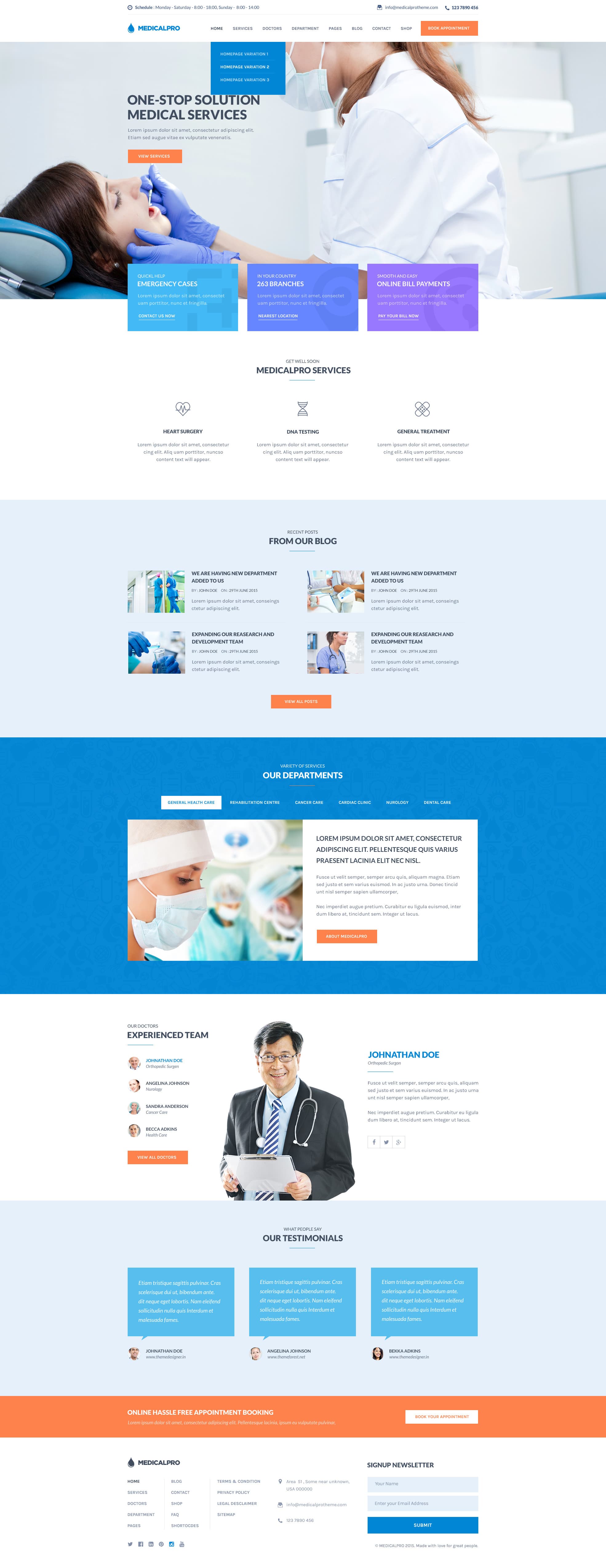 MedicalPRO - Health and Medical HTML Template (2)