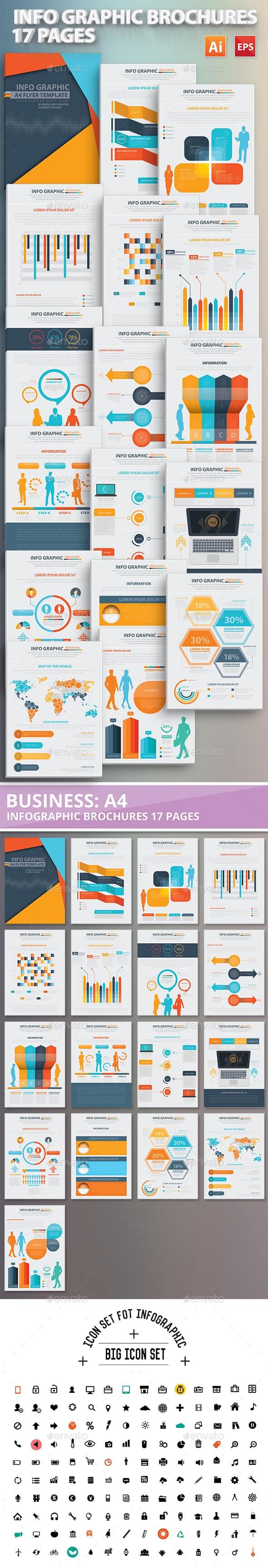 Preview 17 Pages Info graphic design