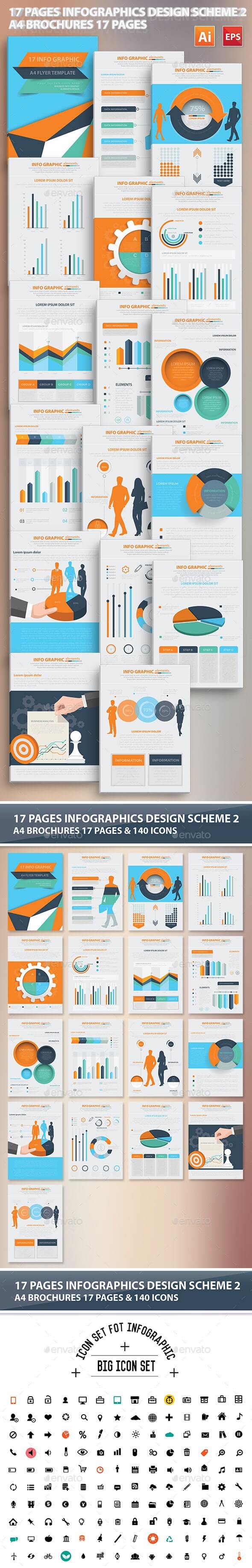 Preview 17 Pages Infographics scheme 2